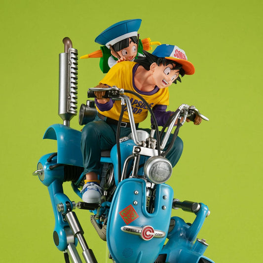 Dragonball Z Desktop Real McCoy EX PVC Diorama Son Goku & Son Gohan & Robot with two legs 20 cm Image 2