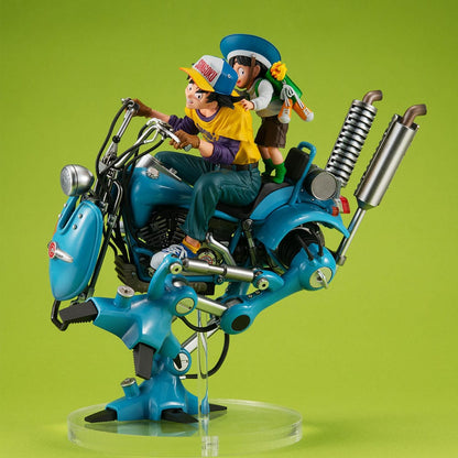 Dragonball Z Desktop Real McCoy EX PVC Diorama Son Goku & Son Gohan & Robot with two legs 20 cm Image 7