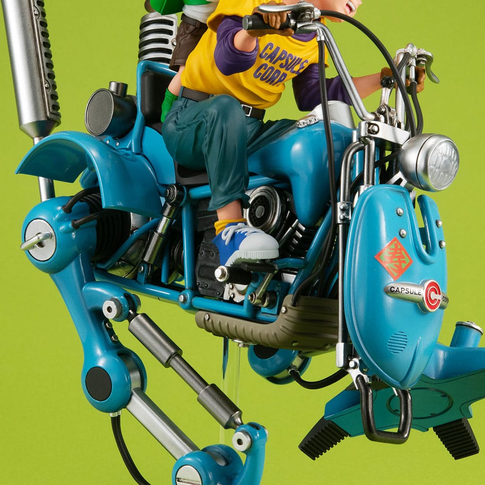 Dragonball Z Desktop Real McCoy EX PVC Diorama Son Goku & Son Gohan & Robot with two legs 20 cm Image 8