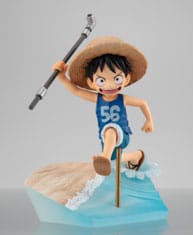 One Piece G.E.M. Serie PVC Statue Monkey D. Luffy Run! Run! Run! 15th anniversary Ver. 12 cm Image 1