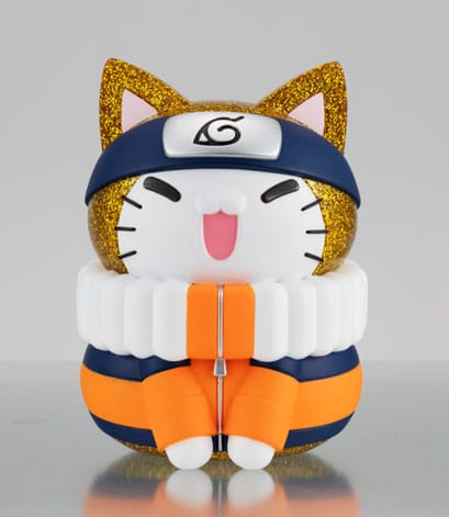 Naruto Shippuden Mega Cat Project Nyanto! Giant Nyaruto Series Sammelfigur Naruto Uzumaki Gold Ver. 10 cm Image 1