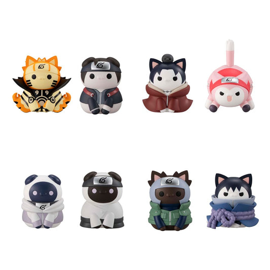 Naruto Shippuden Mega Cat Project Sammelfiguren 3 cm Nyaruto! Ver. Break out! Fourth Great Ninja War Sortiment (8) Image 1