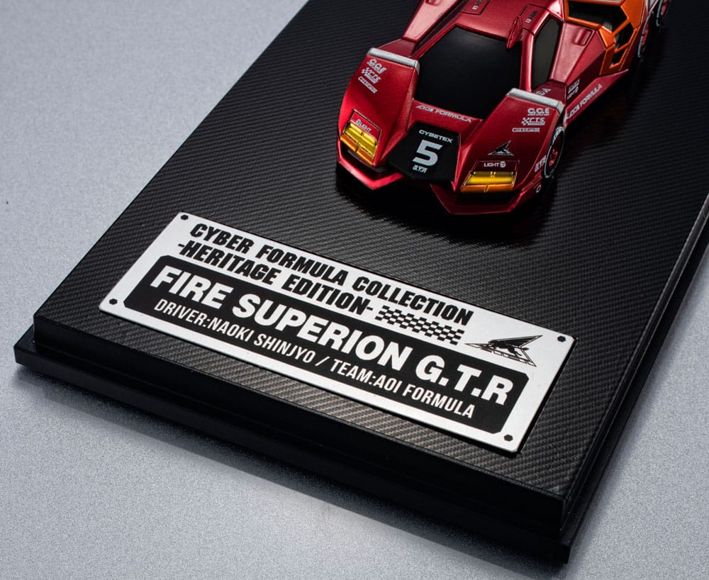 Future GPX Cyber Formula Fahrzeug Fire Superion G.T.R Heritage Edition 14 cm Image 6