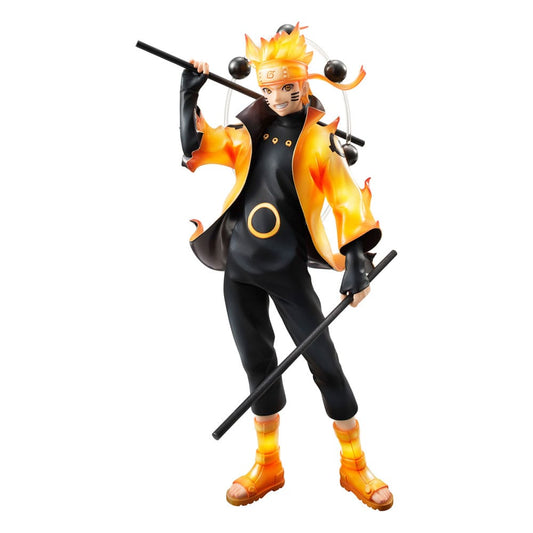 Naruto Shippuden G.E.M. Serie PVC Statue Naruto Uzumaki Six Paths Sage Mode 15th Anniversary Ver. 22 cm Image 1