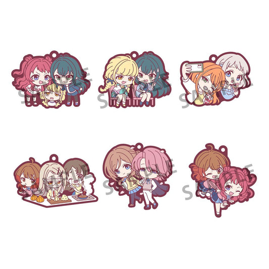 Idolmaster Rubber Mascot Buddycolle Gummi-Anhänger Gakuen 7 cm Sortiment (6) Image 1