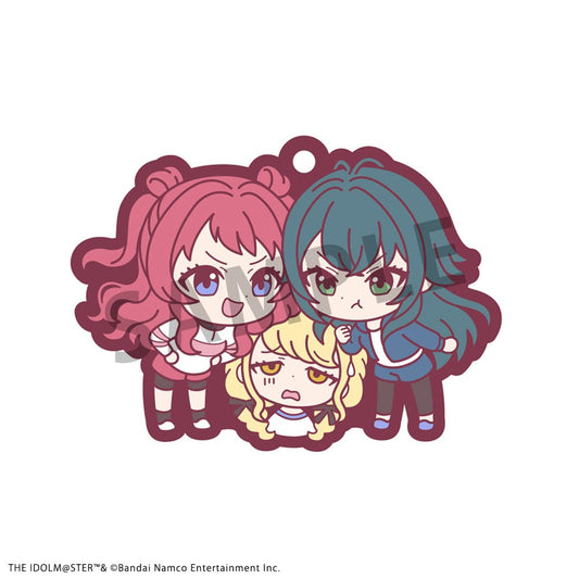 Idolmaster Rubber Mascot Buddycolle Gummi-Anhänger Gakuen 7 cm Sortiment (6) Image 2