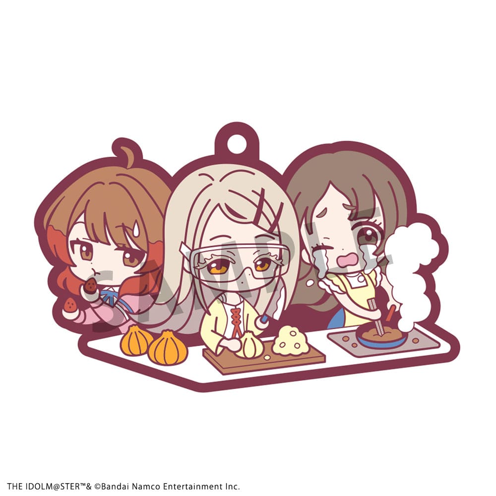 Idolmaster Rubber Mascot Buddycolle Gummi-Anhänger Gakuen 7 cm Sortiment (6) Image 5