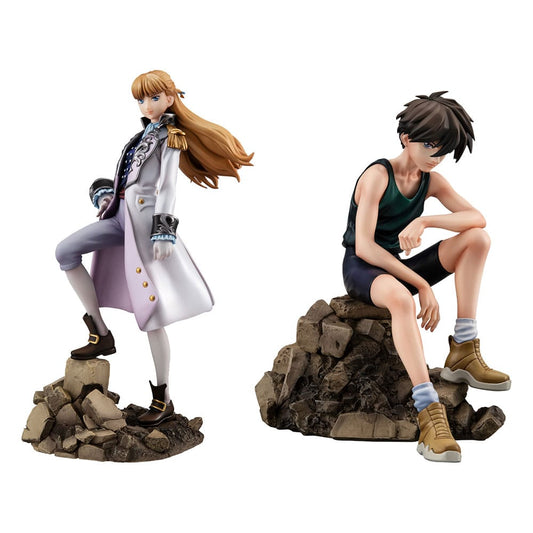 Mobile Suit Gundam Wing Alpha x Omega PVC Statue 1/8 Heero Yuy & Relena Peacecraft Set 30th Anniversary Repaint Ver. 14 cm Image 1