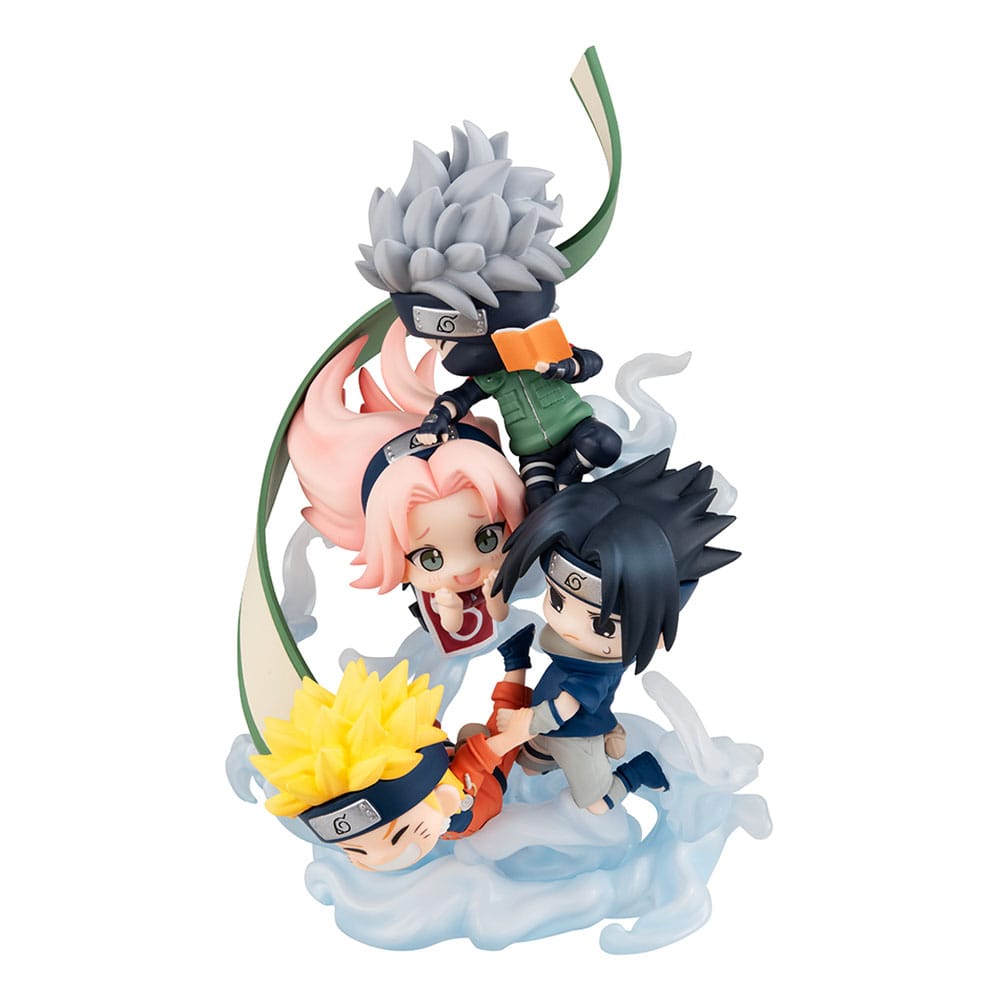 Naruto Shippuden FigUnity PVC Mini-Statue Gather here, Team 7 13 cm (with gift) Image 5