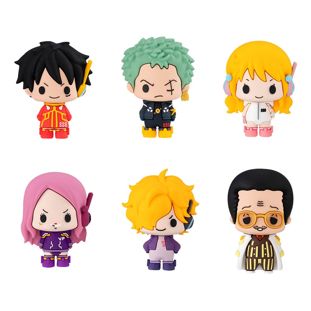 One Piece Chokorin Mascot Series Sammelfiguren 6er-Pack Egghead Ver. 5 cm Image 1