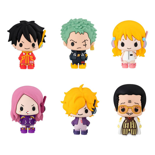 One Piece Chokorin Mascot Series Sammelfiguren 6er-Pack Egghead Ver. 5 cm Image 1