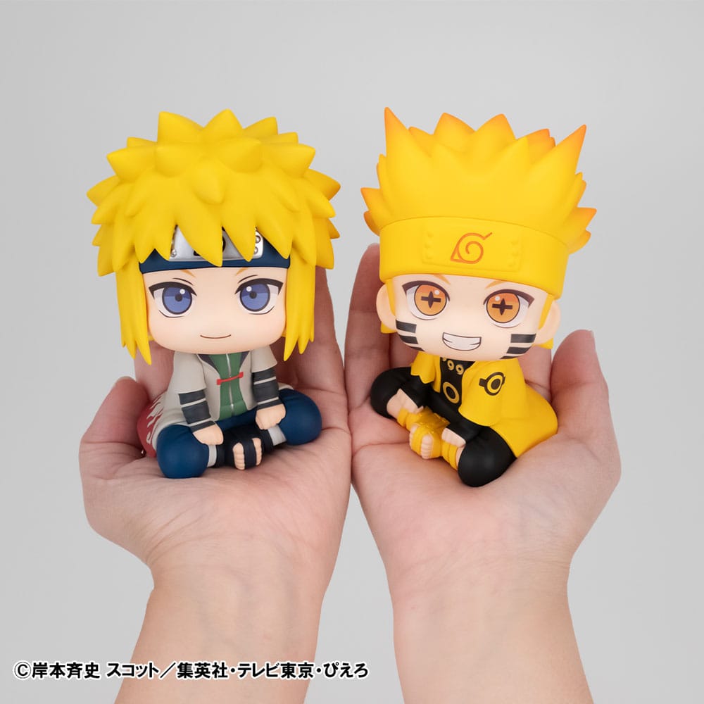 Naruto Shippuden Look Up PVC Statue Naruto Uzumaki Six Paths Sage Mode & Minato Namikaze 11 cm (with gift) Image 10