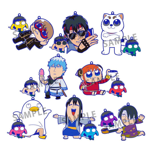 Gintama x Okawabukubu Rubber Mascot Buddycolle Gummi-Anhänger Gintama Oshanti 7 cm Sortiment (8) Image 1