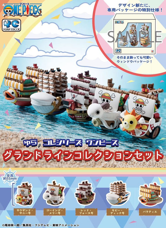 One Piece Yuracolle Series Sammelfiguren 5er-Pack Grand Line 6 cm Image 2