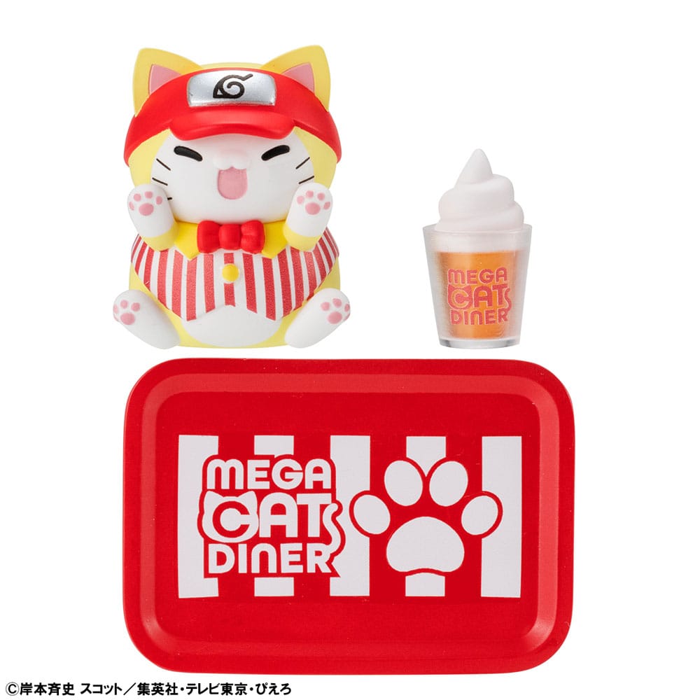 Naruto Shippuden Mega Cat Project Nyaruto! Sammelfiguren Mega Cat Diner 3 cm Sortiment (6) Image 2