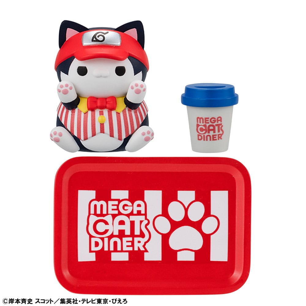 Naruto Shippuden Mega Cat Project Nyaruto! Sammelfiguren Mega Cat Diner 3 cm Sortiment (6) Image 3