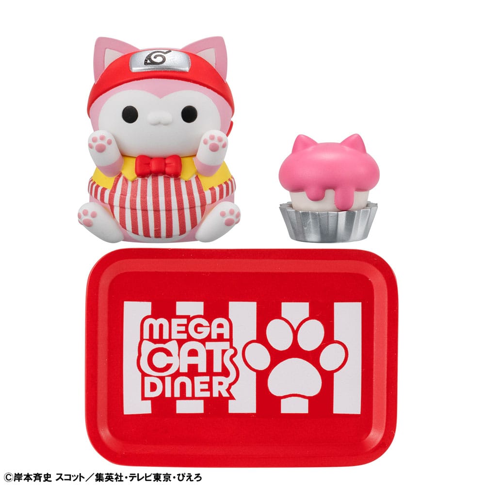 Naruto Shippuden Mega Cat Project Nyaruto! Sammelfiguren Mega Cat Diner 3 cm Sortiment (6) Image 4