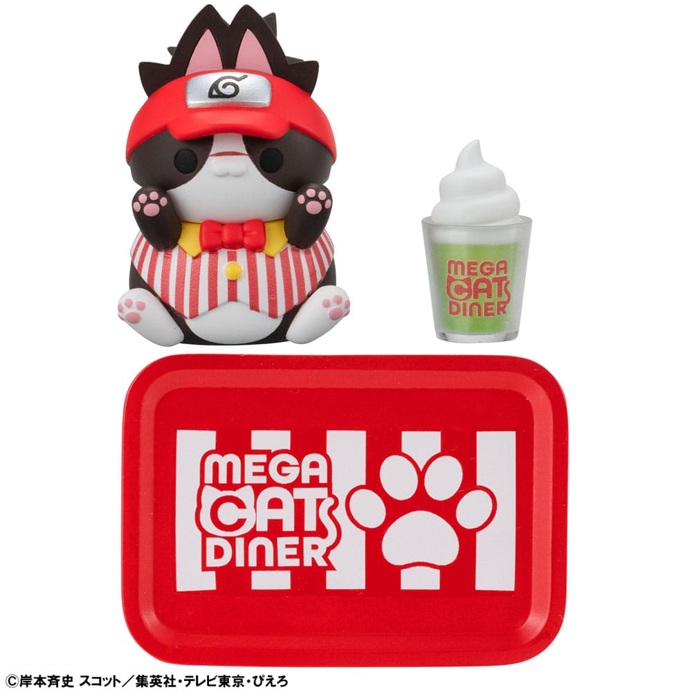 Naruto Shippuden Mega Cat Project Nyaruto! Sammelfiguren Mega Cat Diner 3 cm Sortiment (6) Image 6