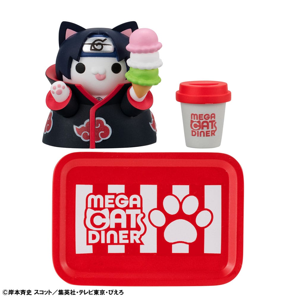 Naruto Shippuden Mega Cat Project Nyaruto! Sammelfiguren Mega Cat Diner 3 cm Sortiment (6) Image 7
