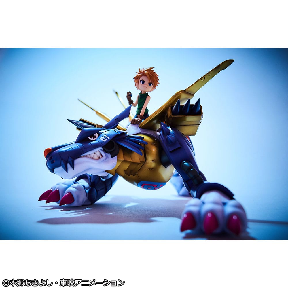 Digimon Adventure Precious G.E.M. Serie PVC Statue Metal Garurumon & Ishida Yamato 30 cm Image 3