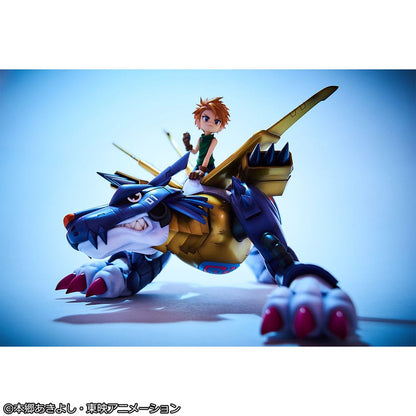 Digimon Adventure Precious G.E.M. Serie PVC Statue Metal Garurumon & Ishida Yamato 30 cm Image 3