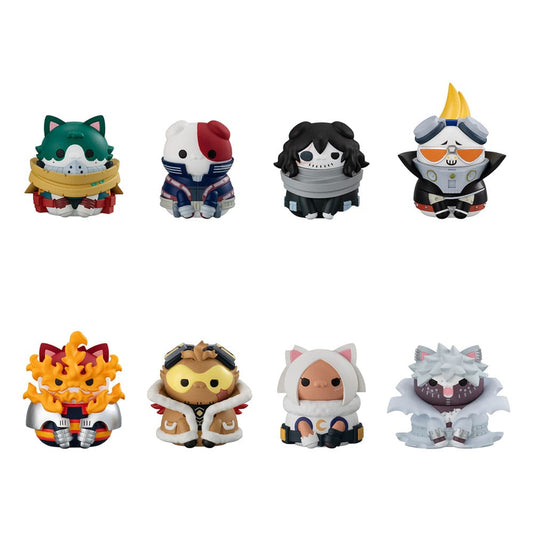 My Hero Academia Mega Cat Project Minifiguren Heroaca Cats No.01 3 cm Blind Box Sortiment (8) (Repeat) Image 1