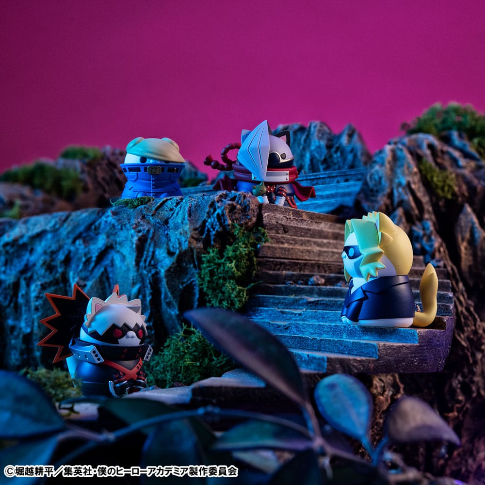 My Hero Academia Mega Cat Project Minifiguren Heroaca Cats No.02 3 cm Blind Box Sortiment (8) (Repeat) Image 13