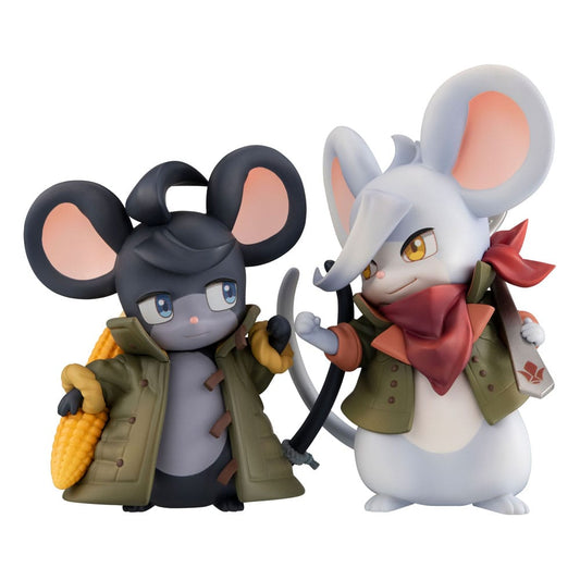 Mobile Suit Gundam Iron-Blooded Orphans PVC Statuen 2er-Pack Orphanchu of Block 3 Mikatsuki & Orga 10th Anniversary 12 cm Image 1