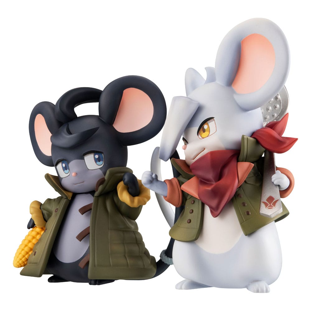 Mobile Suit Gundam Iron-Blooded Orphans PVC Statuen 2er-Pack Orphanchu of Block 3 Mikatsuki & Orga 10th Anniversary 12 cm Image 3