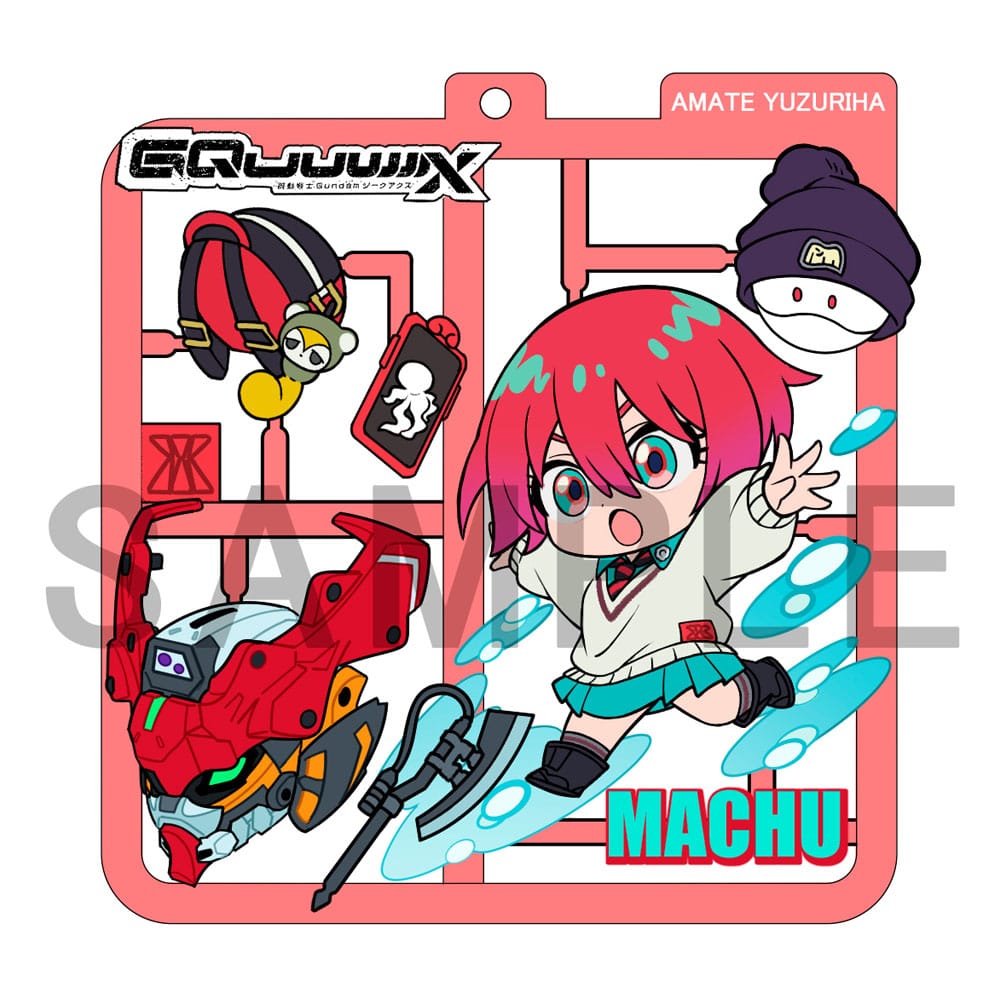 Mobile Suit Gundam GQuuuuuuX Plat Collection Anhänger Sortiment (4) Image 2