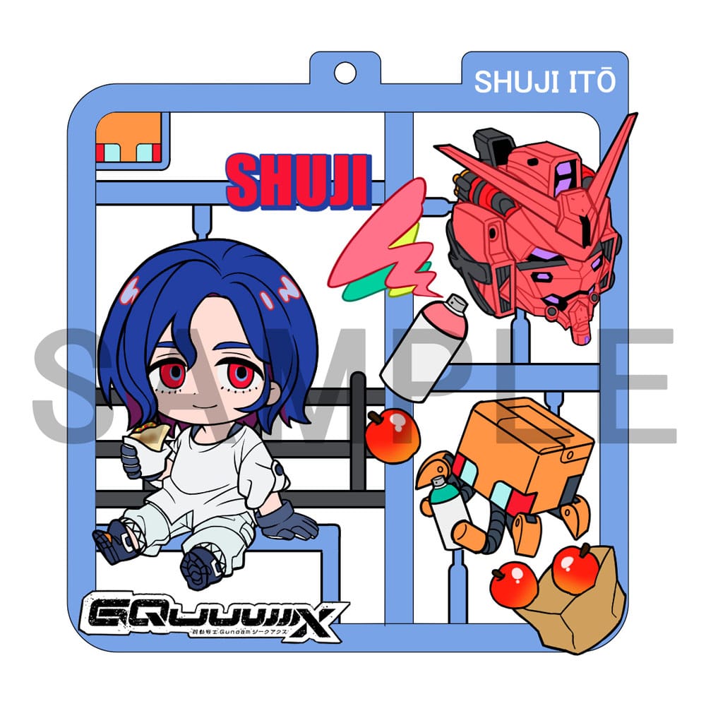 Mobile Suit Gundam GQuuuuuuX Plat Collection Anhänger Sortiment (4) Image 4