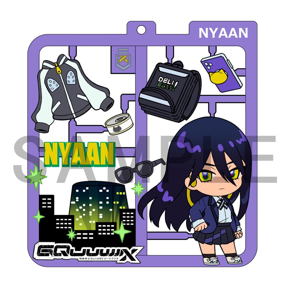 Mobile Suit Gundam GQuuuuuuX Plat Collection Anhänger Sortiment (4) Image 5