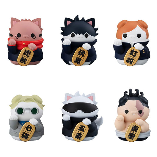 Jujutsu Kaisen Mega Cat Project Sammelfiguren Fortune Cats 7 cm Sortiment (6) Image 1
