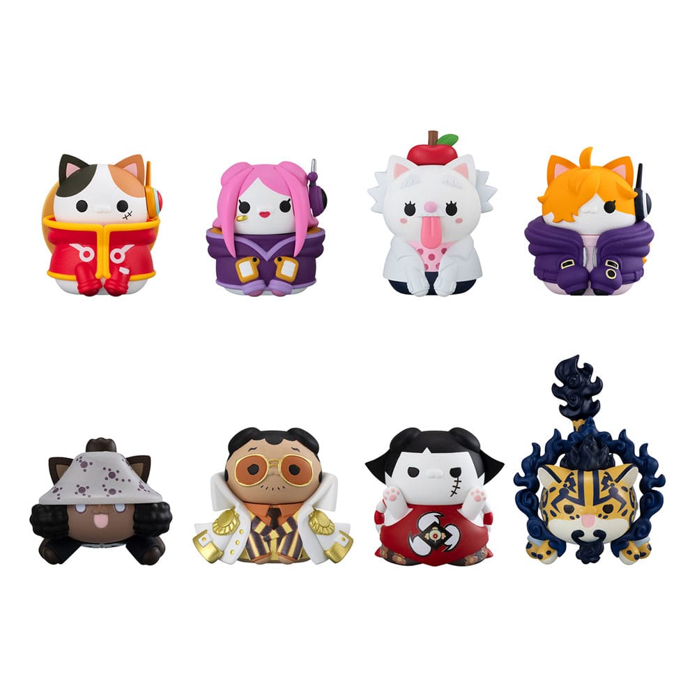 One Piece Mega Cat Project Sammelfiguren Egghead NyanPieceNyan! 3 cm Sortiment (8) Image 1