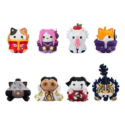 One Piece Mega Cat Project Sammelfiguren Egghead NyanPieceNyan! 3 cm Sortiment (8) Image 1