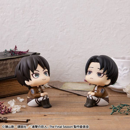 Attack on Titan Look Up PVC Statue Eren Jaeger & Levi Set (with gift) 11 cm Image 3