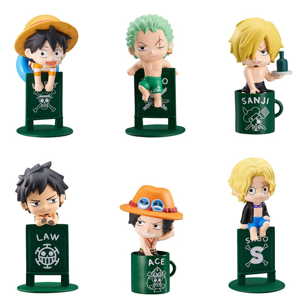 One Piece Ochatomo Series Sammelfiguren Pirates´ Vacance 4 cm Sortiment (8) Image 1
