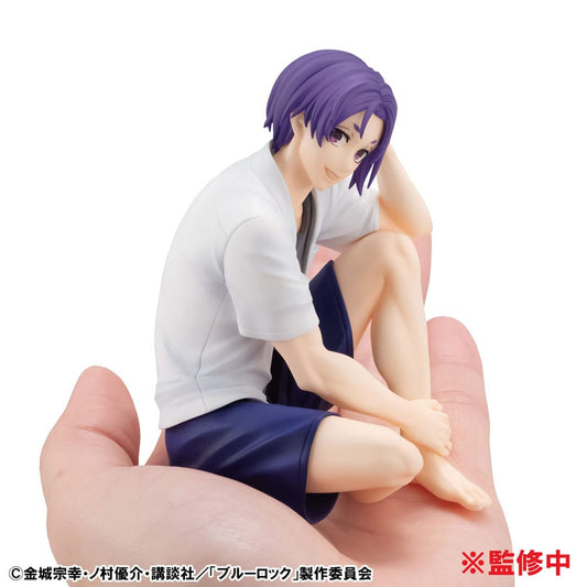 Blue Lock G.E.M. Serie PVC Statue Reo Mikage Palm Size 9 cm Image 2