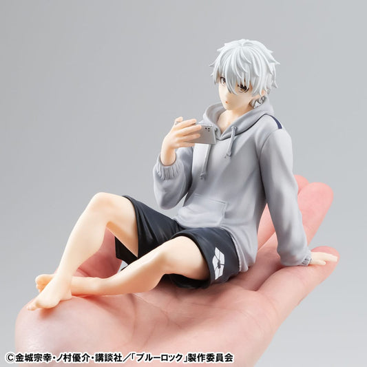 Blue Lock G.E.M. Serie PVC Statue Seishiro Nagi Repaint Ver. Palm Size 9 cm Image 2
