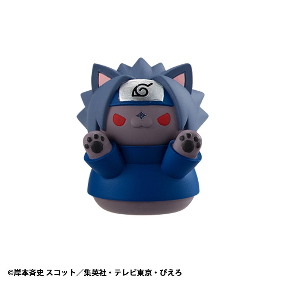 Naruto Shippuden Mega Cat Project Nyaruto! Sammelfiguren Come here Sasuke-kun 3 cm Sortiment (8) Image 3