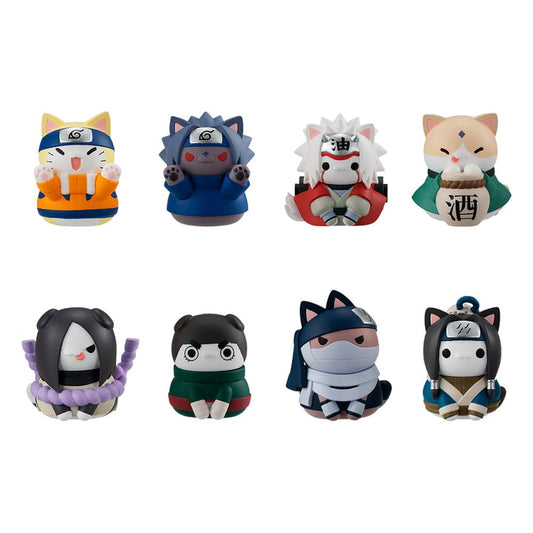 Naruto Shippuden Mega Cat Project Nyaruto! Sammelfiguren Come here Sasuke-kun 3 cm Sortiment (8) Image 1