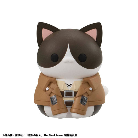 Attack on Titan Mega Cat Project Minifiguren Attack on Tinyan Gathering Scout Regiment danyan! 3 cm Blind Box Display (8) (Repeat) Image 2