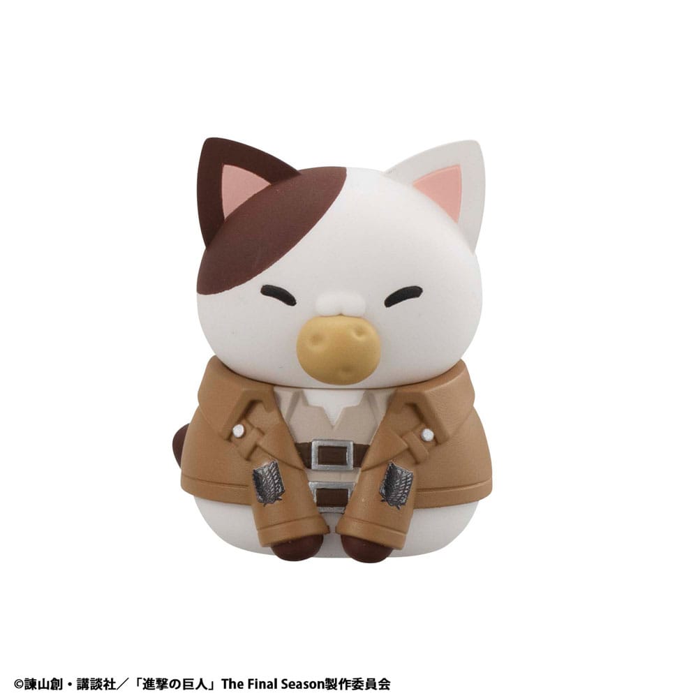 Attack on Titan Mega Cat Project Attack on Tinyan Sammelfiguren Gathering Scout Regiment danyan! 3 cm Sortiment (8) Image 6