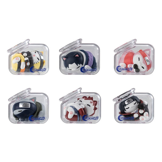 Naruto Shippuden Mega Cat Project Nyaruto! Sammelfiguren Good Night Nyaruto! 3 cm Sortiment (8) Image 1