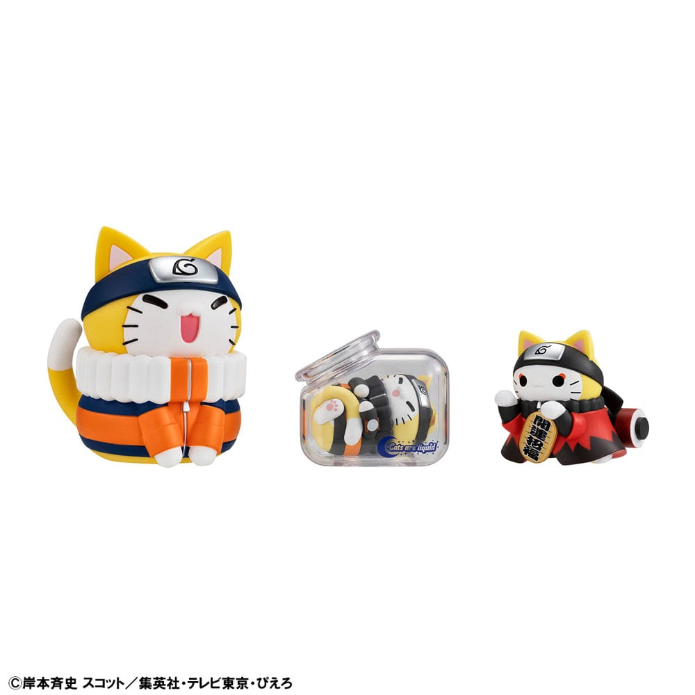 Naruto Shippuden Mega Cat Project Nyaruto! Sammelfiguren Good Night Nyaruto! 3 cm Sortiment (8) Image 9
