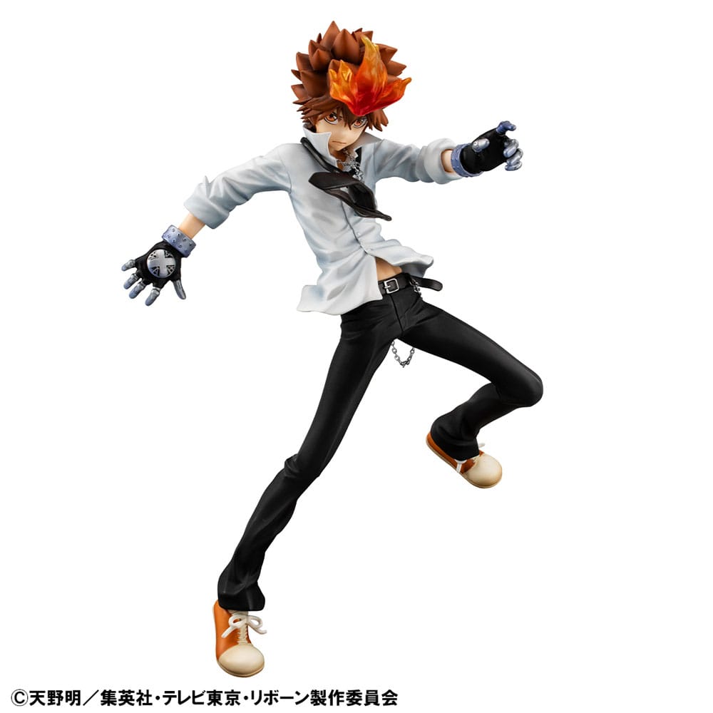 Katekyo Hitman Reborn! G.E.M. Serie PVC Statue Tsunayoshi Sawada & Kyoya Hibari & Reborn Set 21 cm Image 8