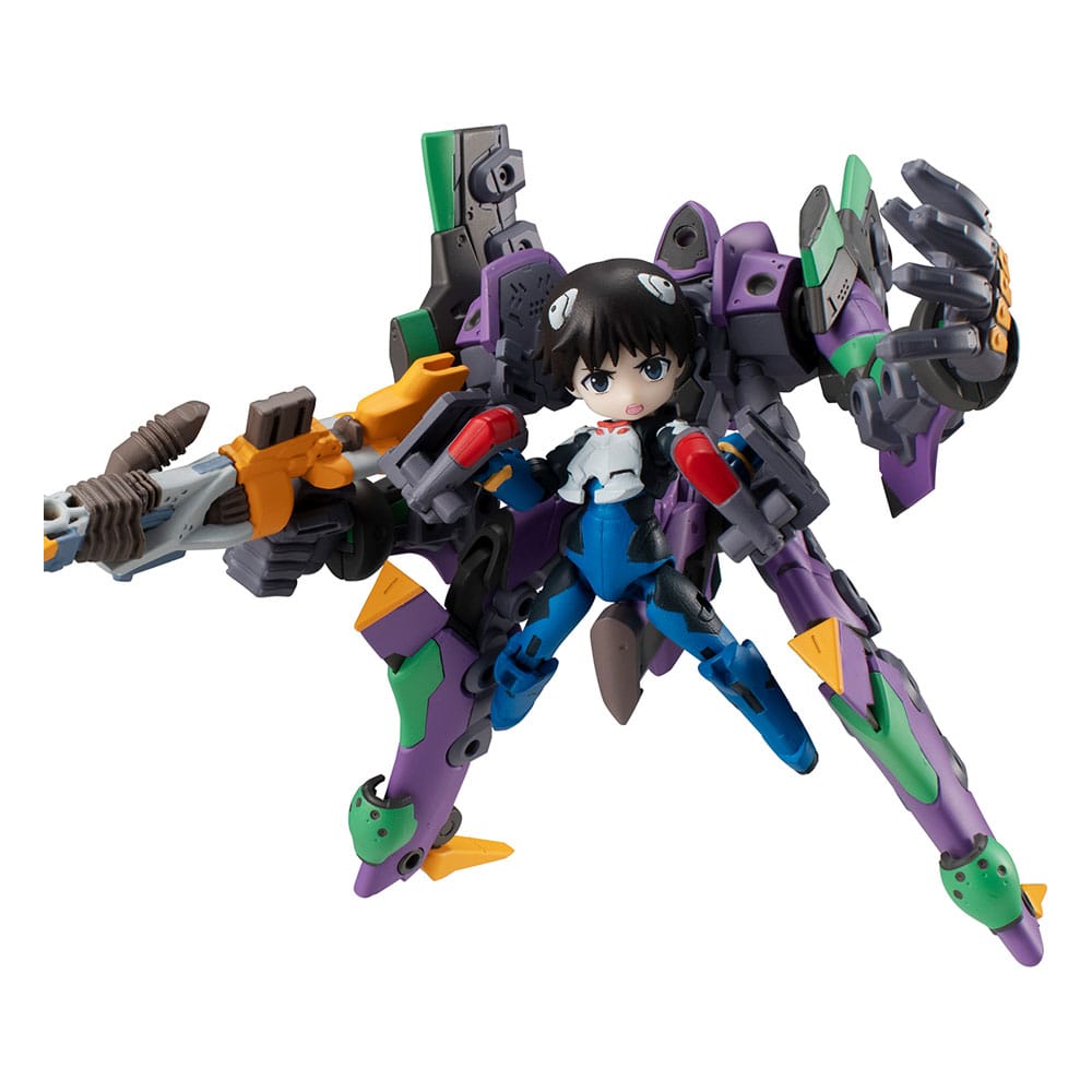 Evangelion Desktop Army Actionfigur Shinji Ikari & Evangelion No. 1 New Theatrical Edition 15 cm Image 1