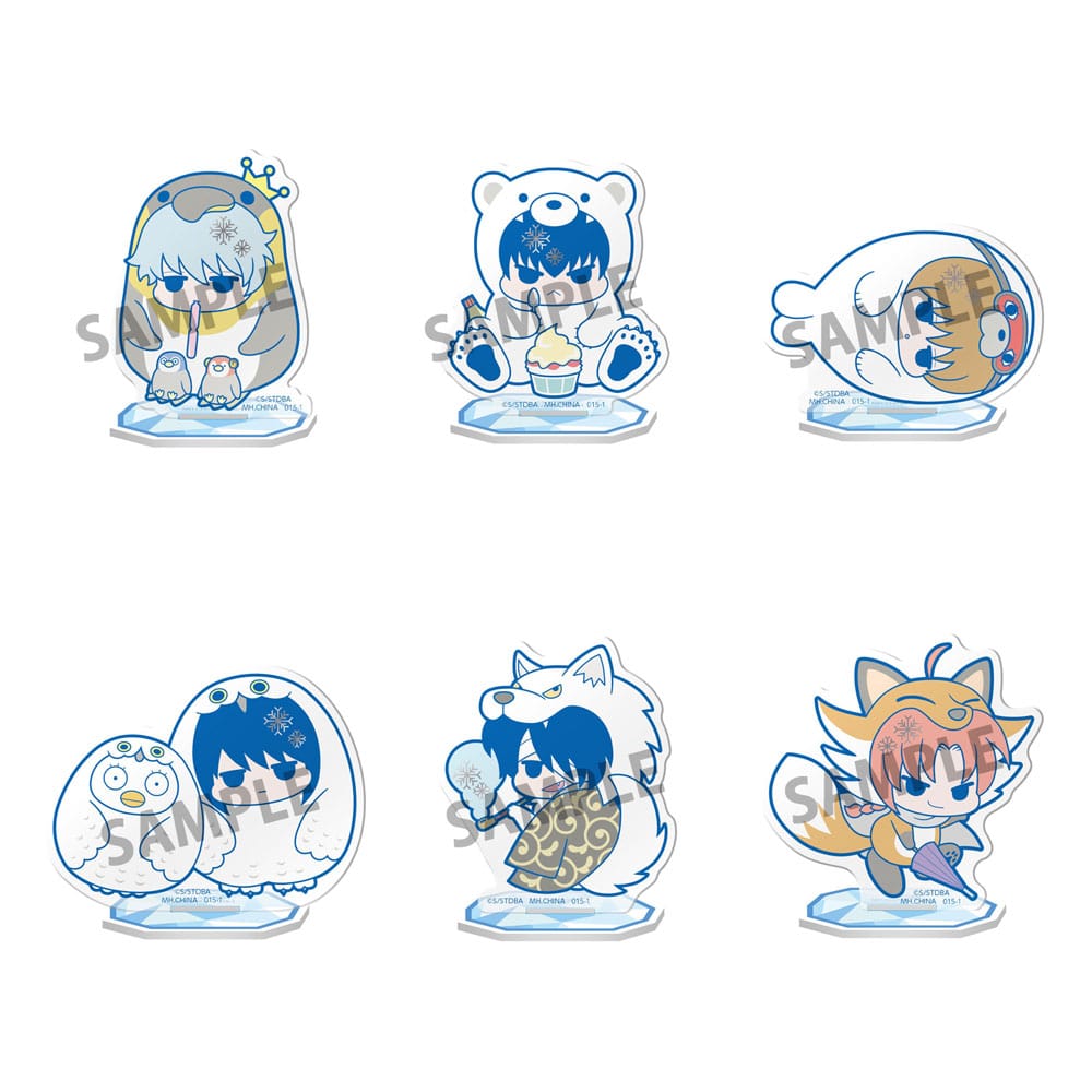 Gintama Acryl Figuren Prince Hata & Animals of Ice 6 cm Display (6) Image 1