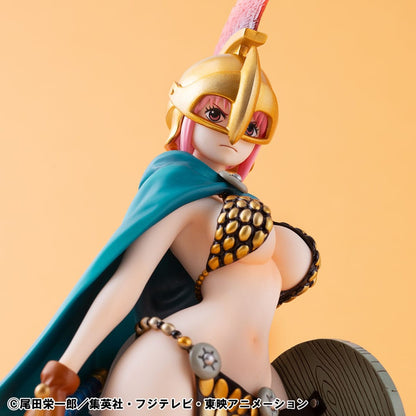 One Piece P.O.P PVC Statue Gladiator Rebecca Sailing Again Super Limited Reprint Ver. 22 cm Image 2