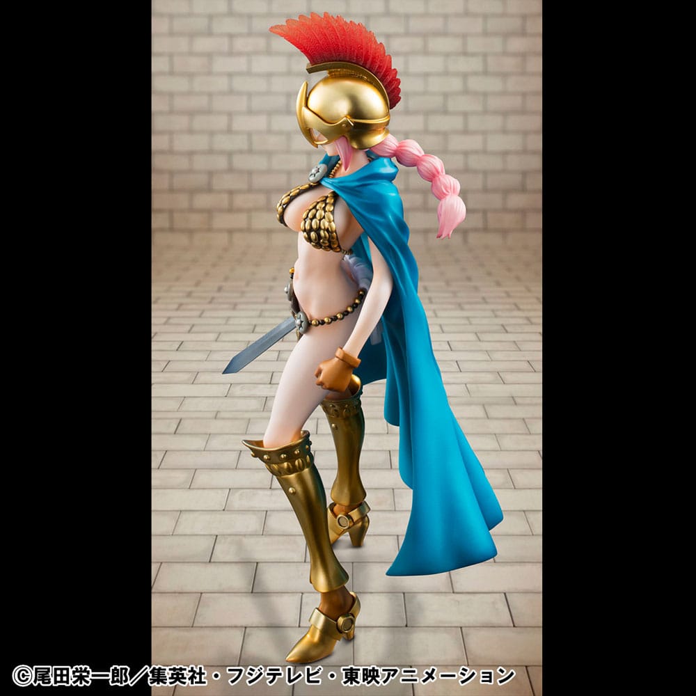 One Piece P.O.P PVC Statue Gladiator Rebecca Sailing Again Super Limited Reprint Ver. 22 cm Image 5